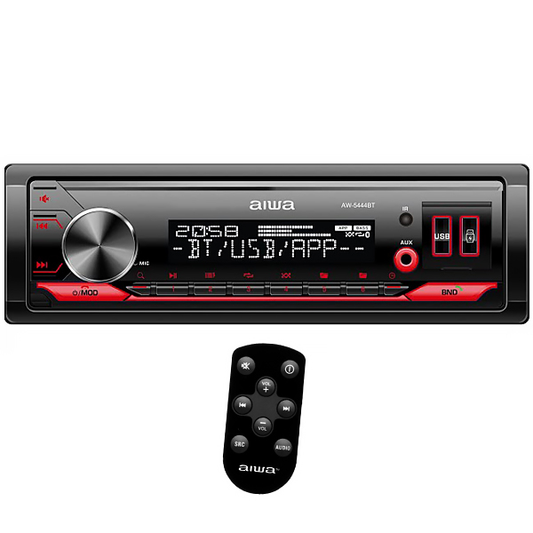 Autoradio Aiwa AW-5444BT Bluetooth - Negro.