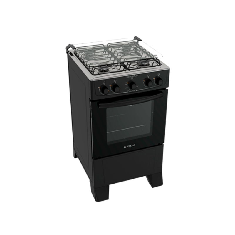 COCINA ATLAS 4H COLISEUM NEGRO