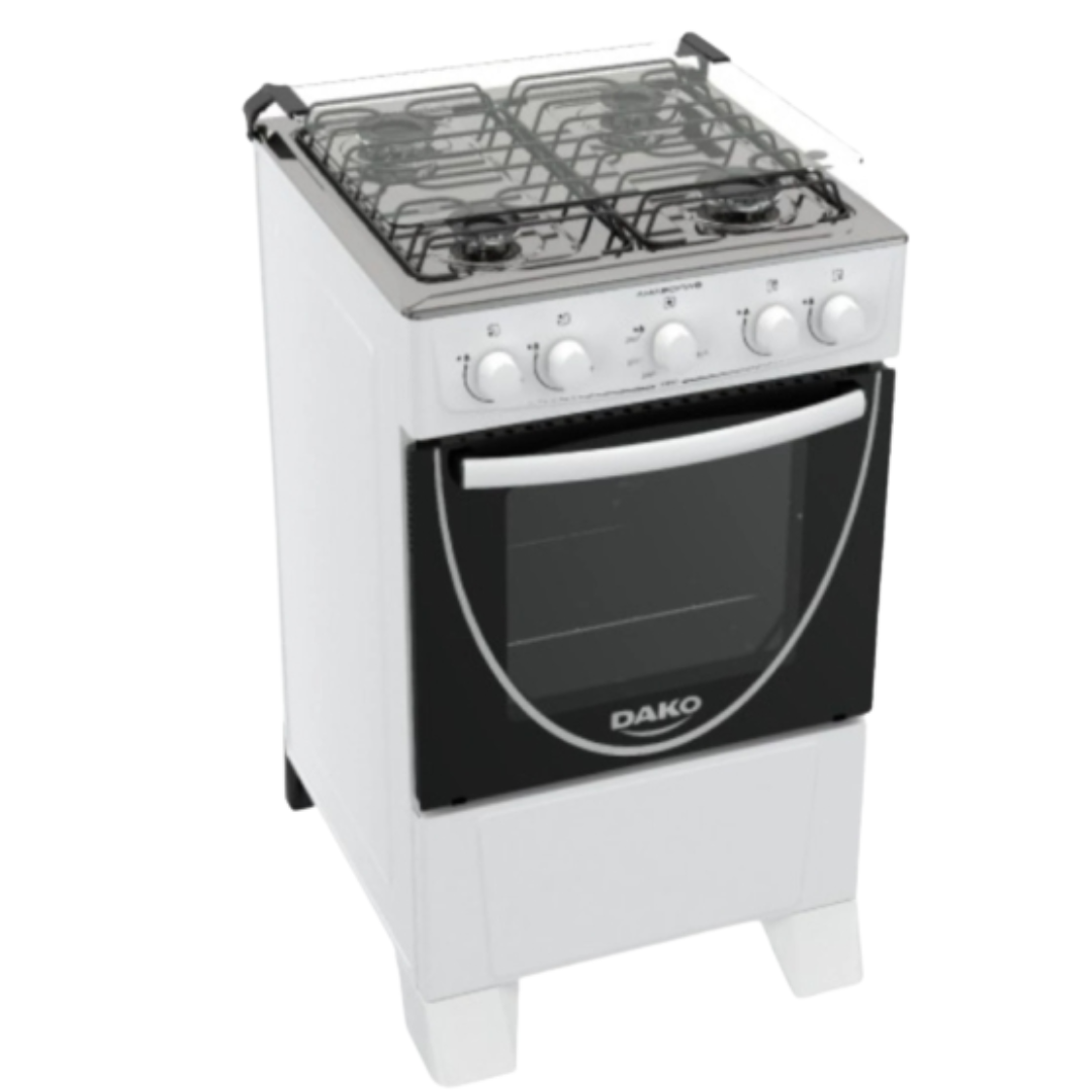 COCINA DAKO LUNA 4H BLANCO ENC. ELECT
