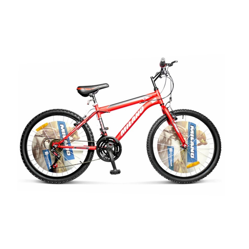 BICICLETA MILANO ACTION ARO 24 ROJO