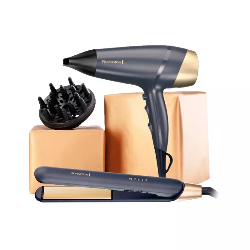 COMBO SECADOR + PLANCHITA C/ESTUCHE REMINGTON SAPP