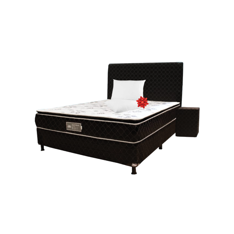 SOMIER SUPERSPUMA JUEGO COMPLETO POP PLUS 160X200+ALMOHADAS DE REGALO