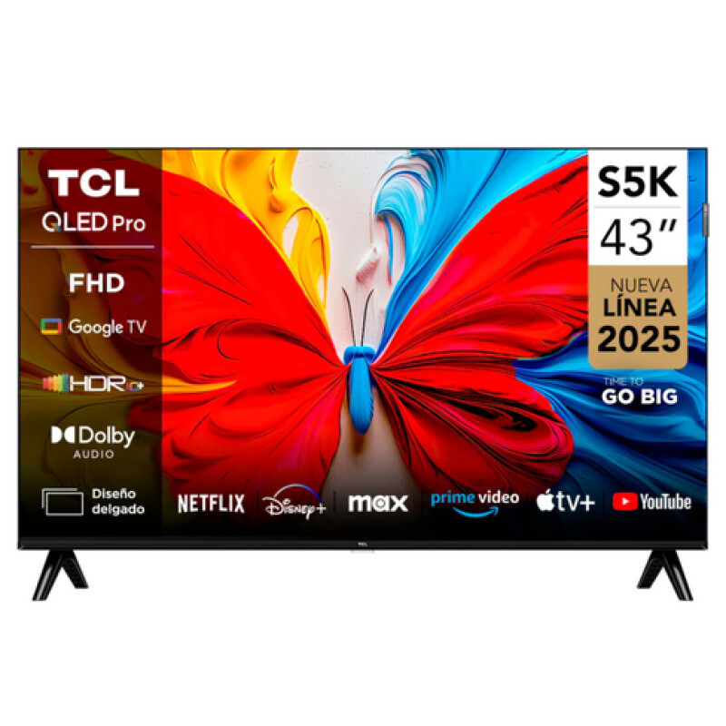 TV SMART 43 QLED TCL GOOGLE TV 43S5K