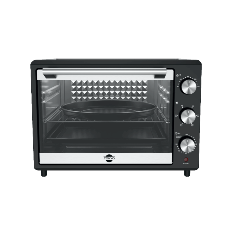 HORNO ELECTRICO TOKYO 46 LTS NEGRO 1REJ/1BAND/1AGA